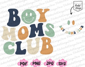 Boy Moms Club Shirt Svg Png, Boy Mom Svg, Boy Mom Club Svg, Mom Svg, Mama Svg, New Mom Gift, Mom Birthday Gift, Mama Png, Gift for Mama