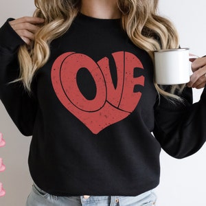 Distressed Love Png, hart Png, Valentine Png, Valentine Shirt Png, Valentine Sweatshirt, XOXO Png, Valentijnsdag Png, digitale download