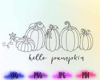 hello pumpkin svg, fall shirt svg, thanksgiving gift, halloween svg, Halloween Shirt SVG, Halloween Movie Svg, Cricut File Design, shirt Svg