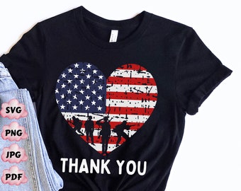 American Flag Heart Svg Png, Memorial Day Svg, Thank You Veterans Png, Patriotic American Flag Png, Heart Memorial Day Png, 4th of July Svg