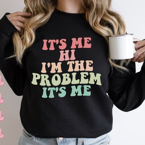 C'est moi, salut, je suis le problème c'est moi chemise Svg Png, je suis le problème rétro, Anti Hero Club Png, cadeau de vacances, concert chemise Svg, musique country