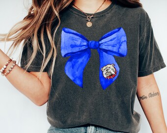 Personalized Team Mascot Bow Png, Mascot Bow Png, Cheer Mom Png, Coquette Bows School Spirit Png, Football Team Png, Mascot Shirt Design