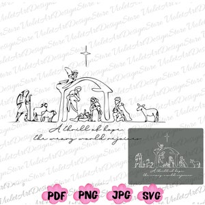 Dreszcz Nadziei Zmęczony Świat Raduje Się Png Svg, Chrześcijańskie Boże Narodzenie Png, Scena Narodzenia Png, Boże Narodzenie Jezus Svg, Boże Narodzenie Png