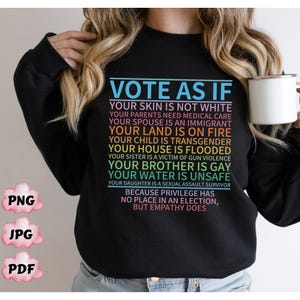 Votez comme si Png, Droits humains png, Droits LGBT png, Droits de la femme, Votez pour le cadeau, Égalité png, Pro Choice Png, LGBTQ Pride Png, Gay Pride Png