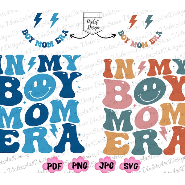 In My Boy Mom Era PNG , Boy Mom Retro Shirt Design, Boy Mom Era, In My Boy Mom Era Svg, Cool Moms Club Svg, In my Mom Era, Boy Mom Club PNG