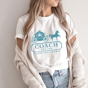 Cinderella Coach Shirt, Princess Tshirt, Family Vacation Tees, Gift For Women, Gift For Men, Shirts For Women, Shirts For Men