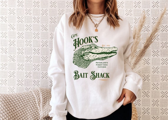 Captain Hook Bait Shack Sweatshirt, Movie Lovers Shirt, Family Vacation  Sweatshirt, Gift for Birthday, Gift for Christmas 