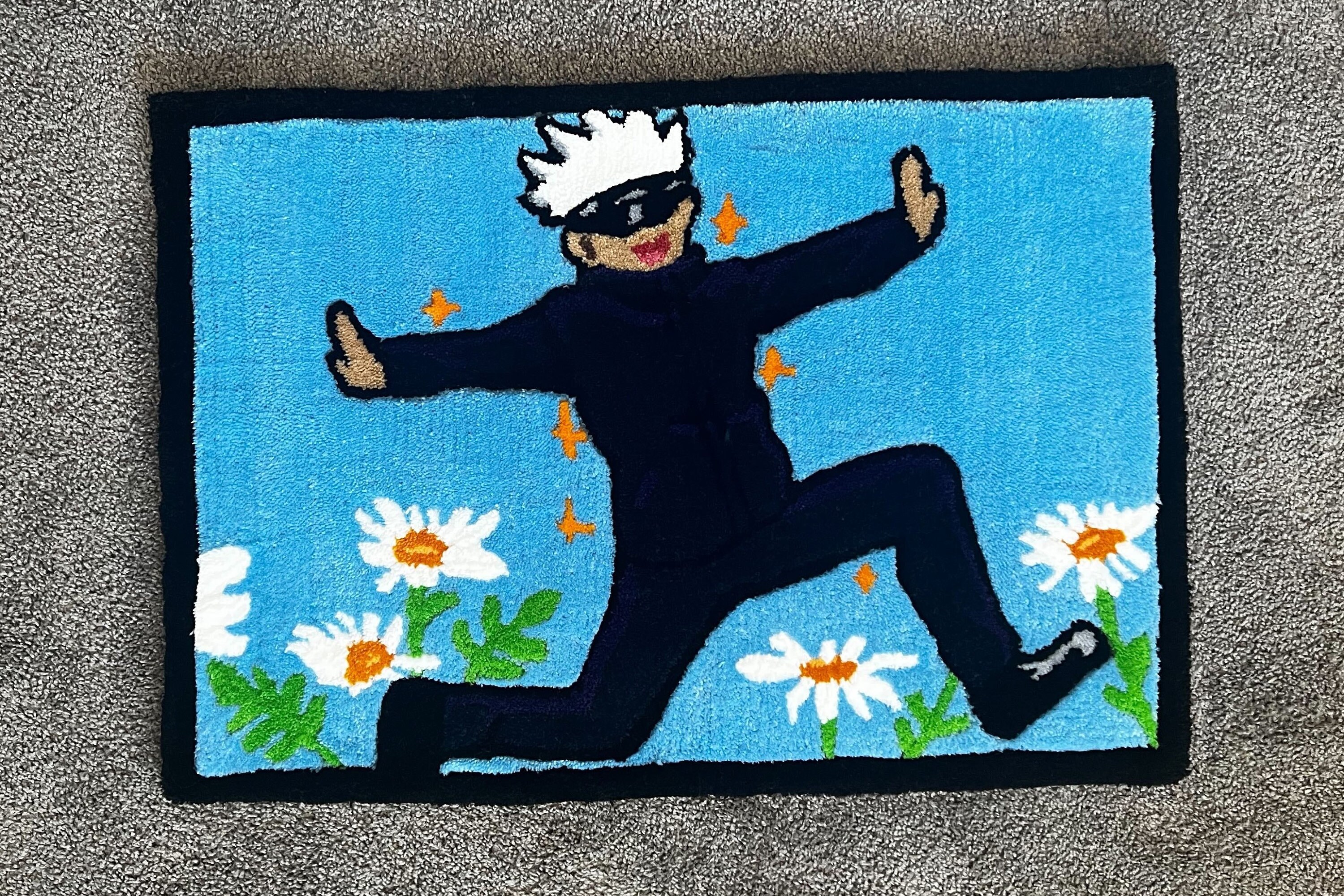 Gojo Custom Rug Gojo Prancing Rug - Etsy