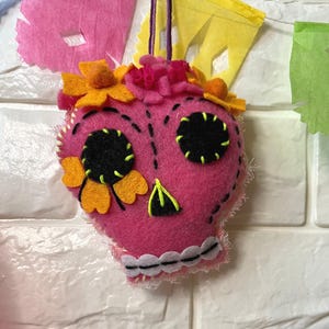 Day of the Dead Calavera Ornament; Sugar Skull