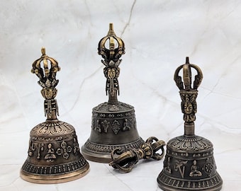 Tibetan Bell & Dorje – Auspicious Ritual Set of Wisdom and Compassion