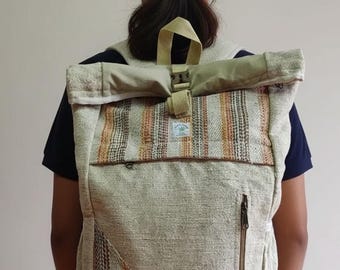 Hemp Rucksack Backpack – Durable, Eco-Friendly Travel Companion