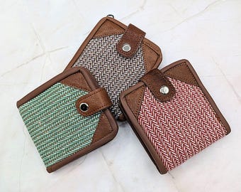Pure Hemp Bi-fold Pattern Wallet
