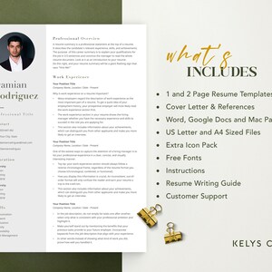 Modern Executive Resume Template Word, Resume Template Google Docs ...