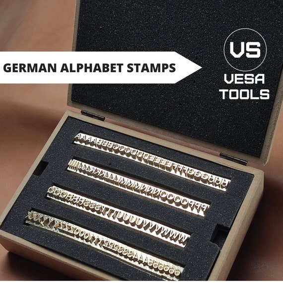 6mm Arial Font Metal Number and Letter Alphabet Stamp