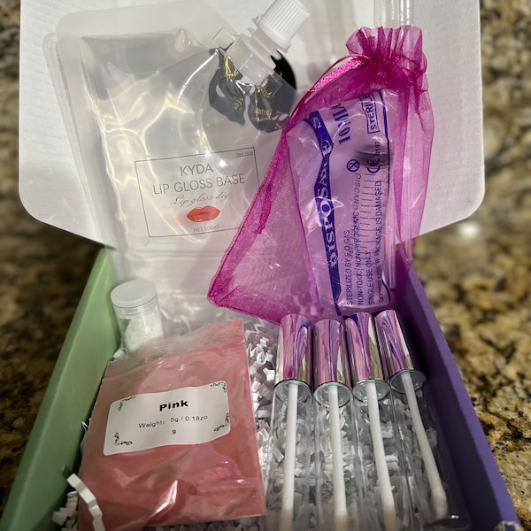 Lip Gloss Kit Etsy