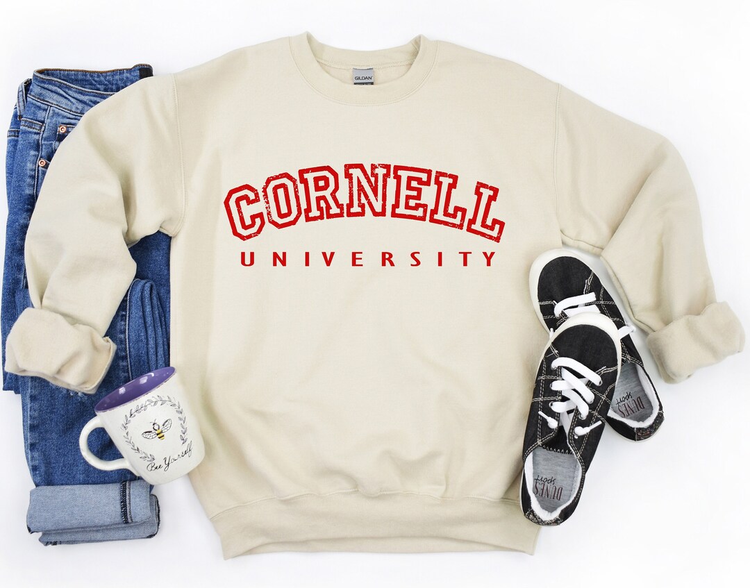 Cornell University Sweatshirt, Vintage Cornell Sweater, Retro Cornell