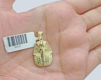 Real 10K Yellow Gold Head Charm for 1-1.5&#39;&#39; inches Gold Pendant
