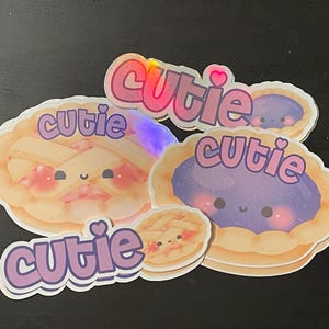 Lindos adesivos holográficos de vinil/decalques para laptop!