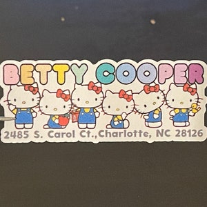 Adorable cat theme address labels! Set of 25