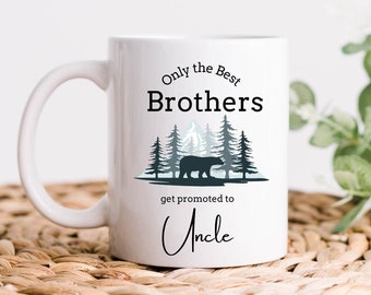 Promoted to Uncle Mug-Best Brother Cup-New Uncle Coffee Cup-Gift for Brother-Uncle Coffee Mug-Uncle Gift-Brother Gift-Pregnancy Announcement