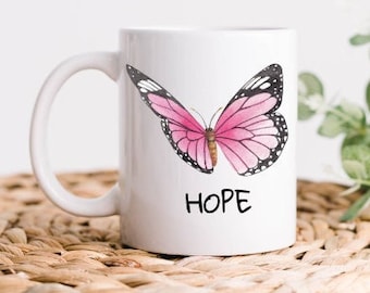 Personalized Butterfly Mug-Butterfly Coffee Cup-Butterfly Gift for Women-Butterfly Cup-Gift for Girls-Butterfly Birthday Gift