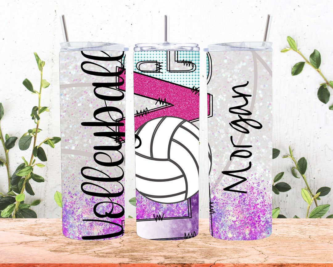 Personalized Volleyball Tumblervolleyball Tumbler for Girlsvolleyball