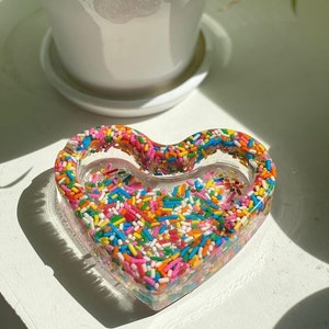 Sprinkle heart ash tray