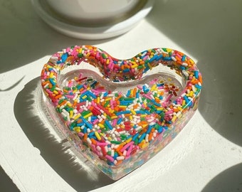 Sprinkle heart ash tray