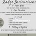Ring Security Badge and Card Bundle - CANVA Template Badge and INSTANT ...