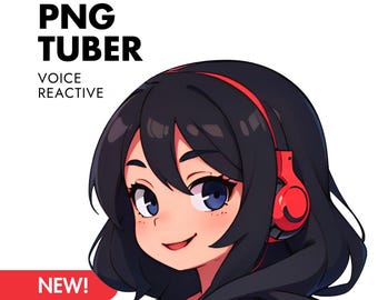 Pngtuber Avatar, Premade 2D Model with Veadotube Save File