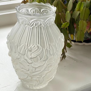 工芸品 1930's Art Deco glass vase 工芸品 1930's Art Deco glass vase Vintage Bohemian Art Deco