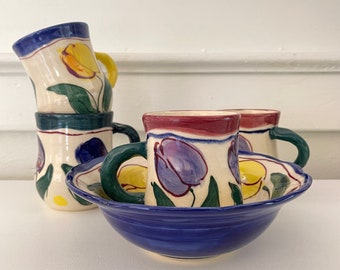 Set di ceramiche da studio artigianali vintage