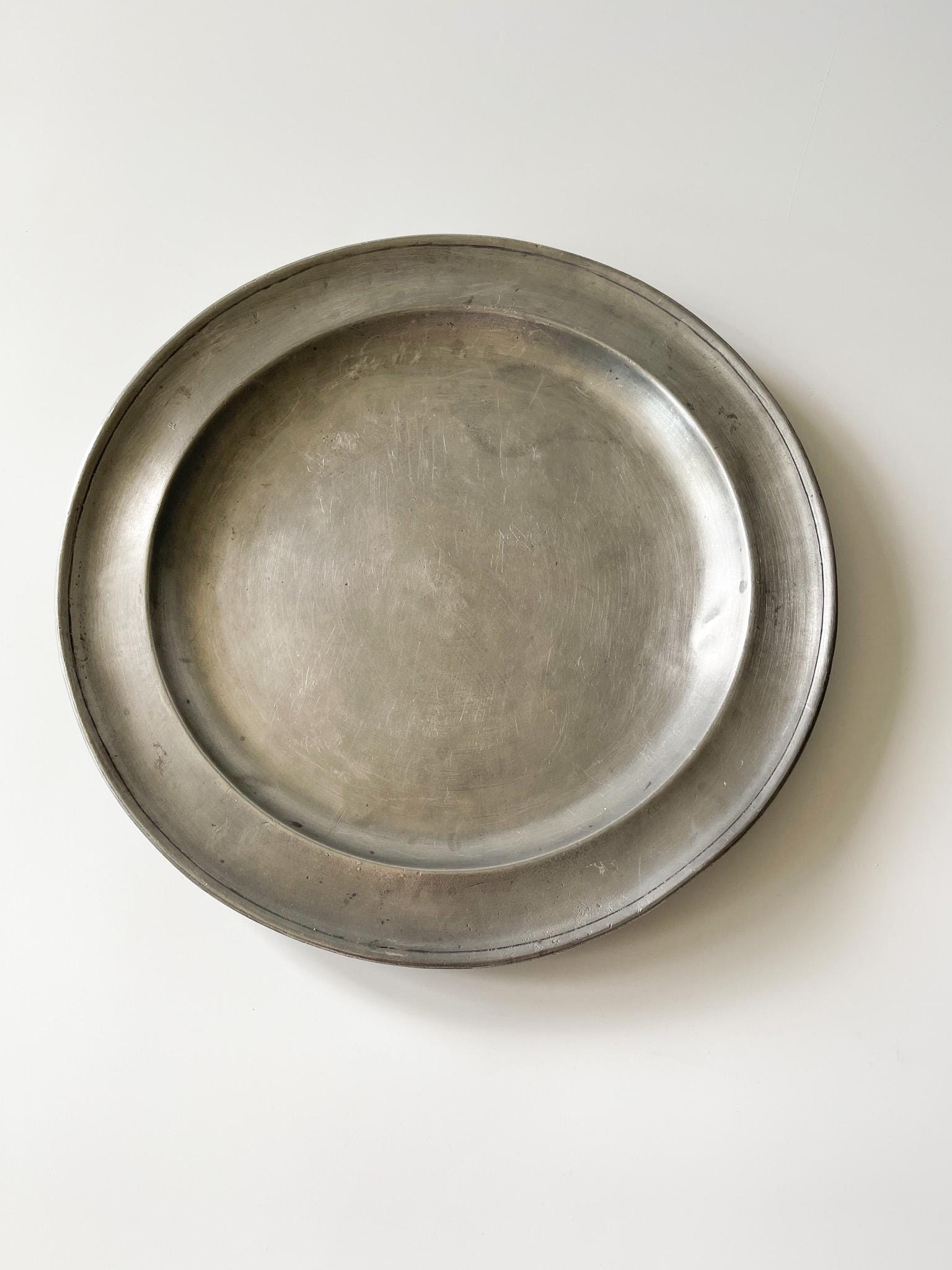 18th Century Pewter Plate - Etsy