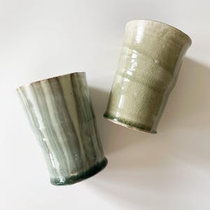 Handcrafted Studio Pottery Organic Tumblers