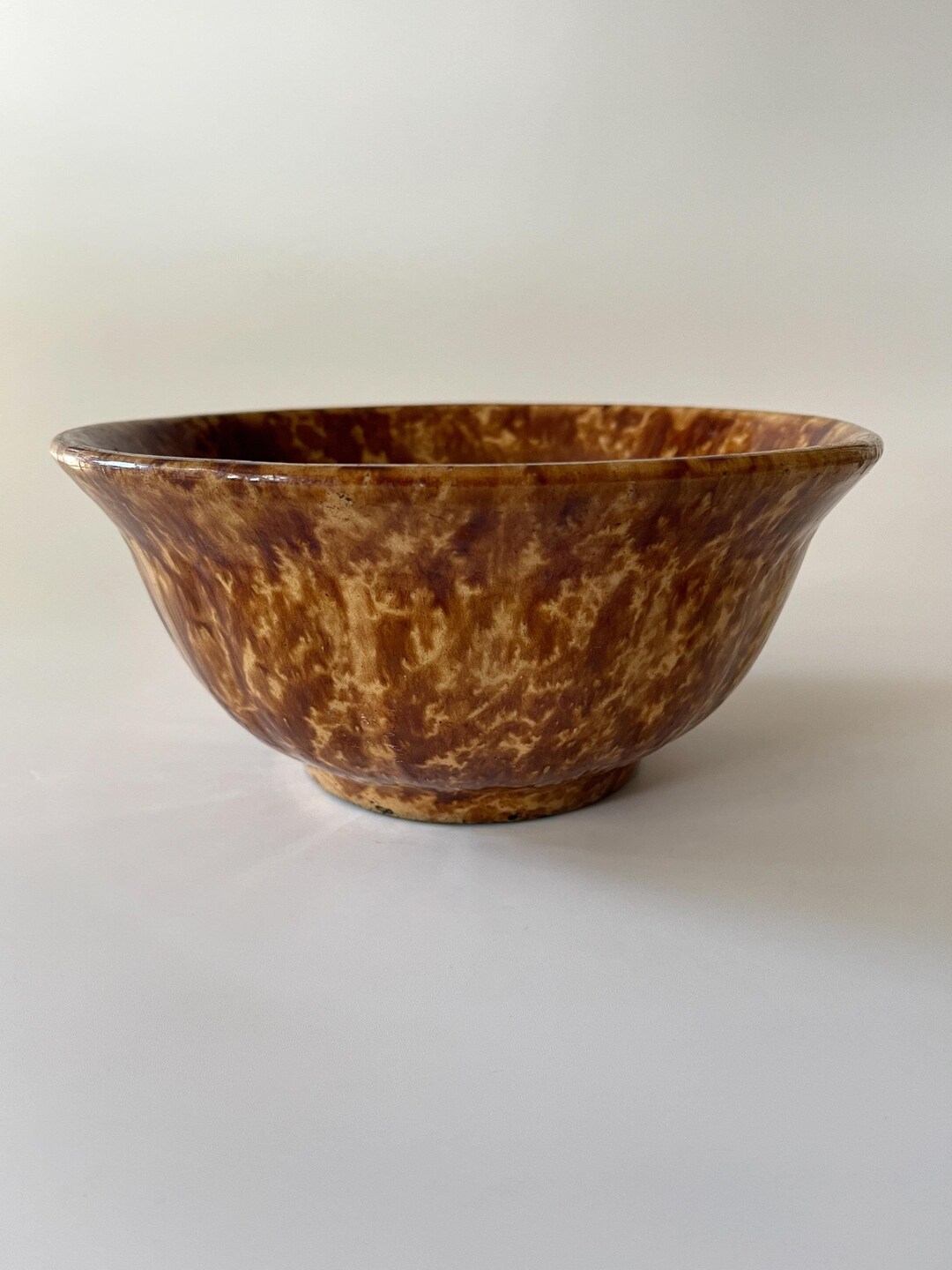 Rockingham Pottery Antique Rockingham Pottery Bowl - Etsy UK