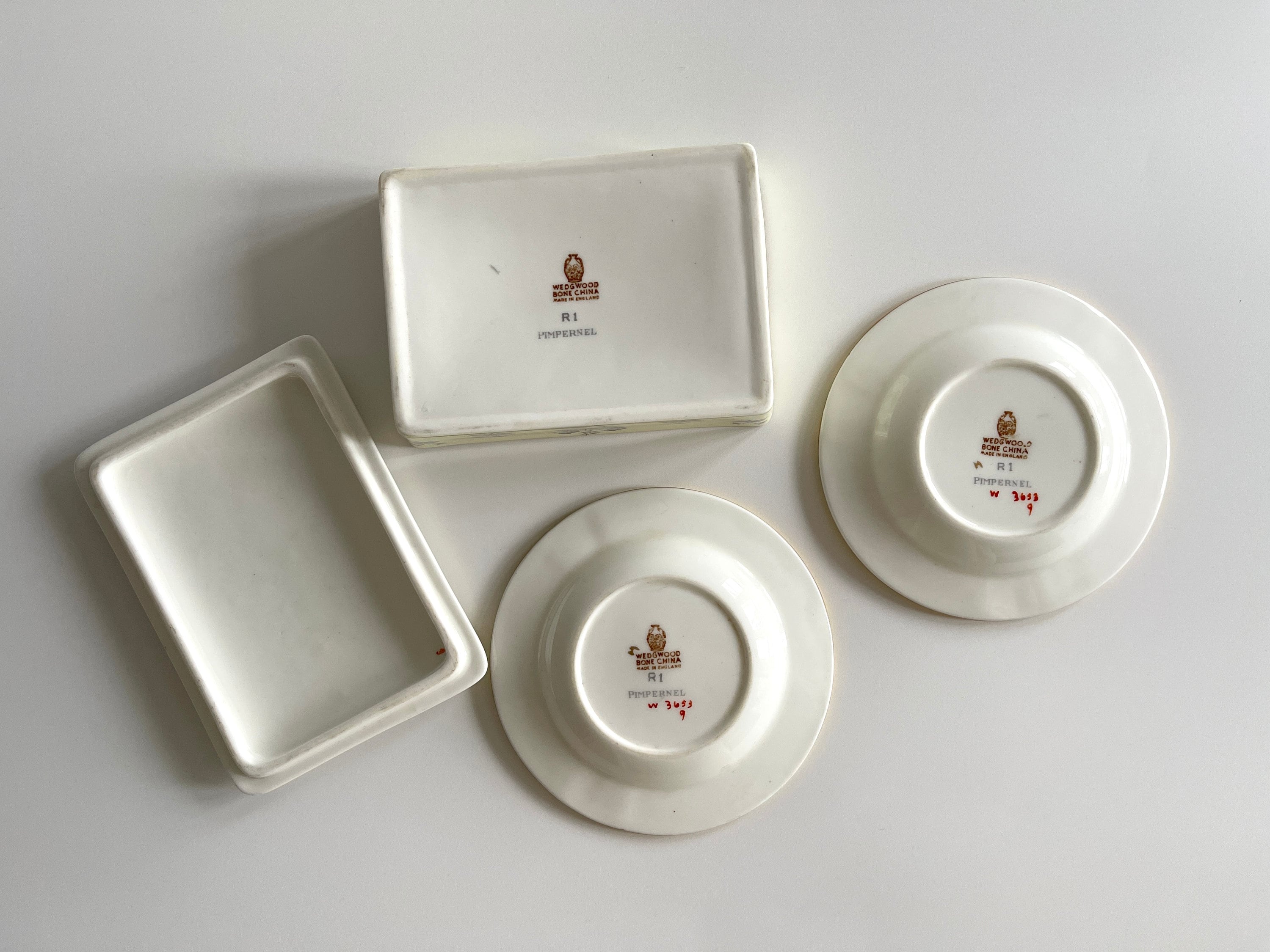 wedgwood cigarette box Vintage Wedgwood Cigarette Box and Ashtray Set
