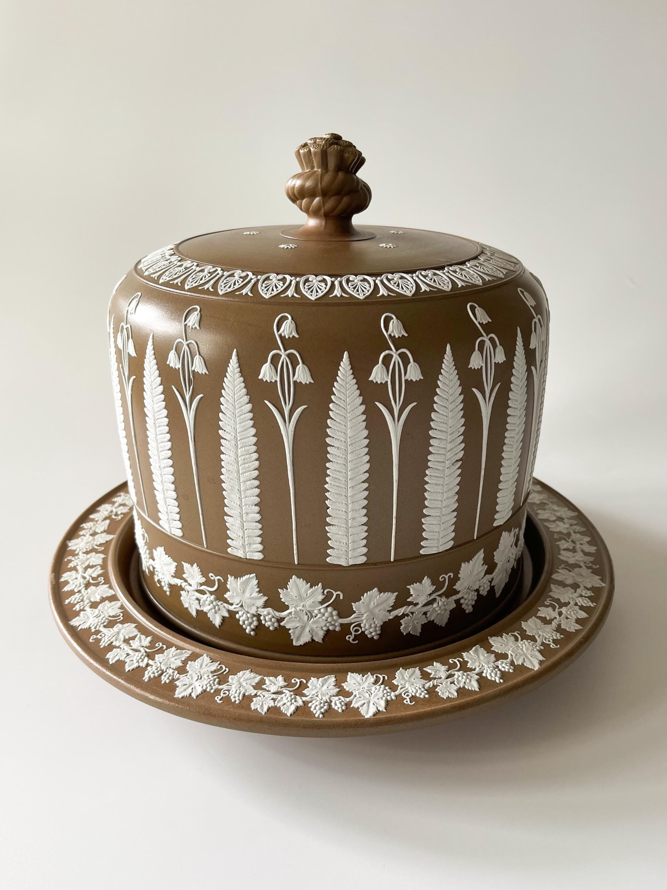 Antique 19th Century James Dudson Jasperware Cheese Dome - Etsy