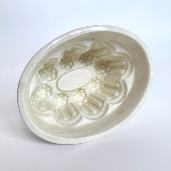 Antike viktorianische Keramik Jelly Form