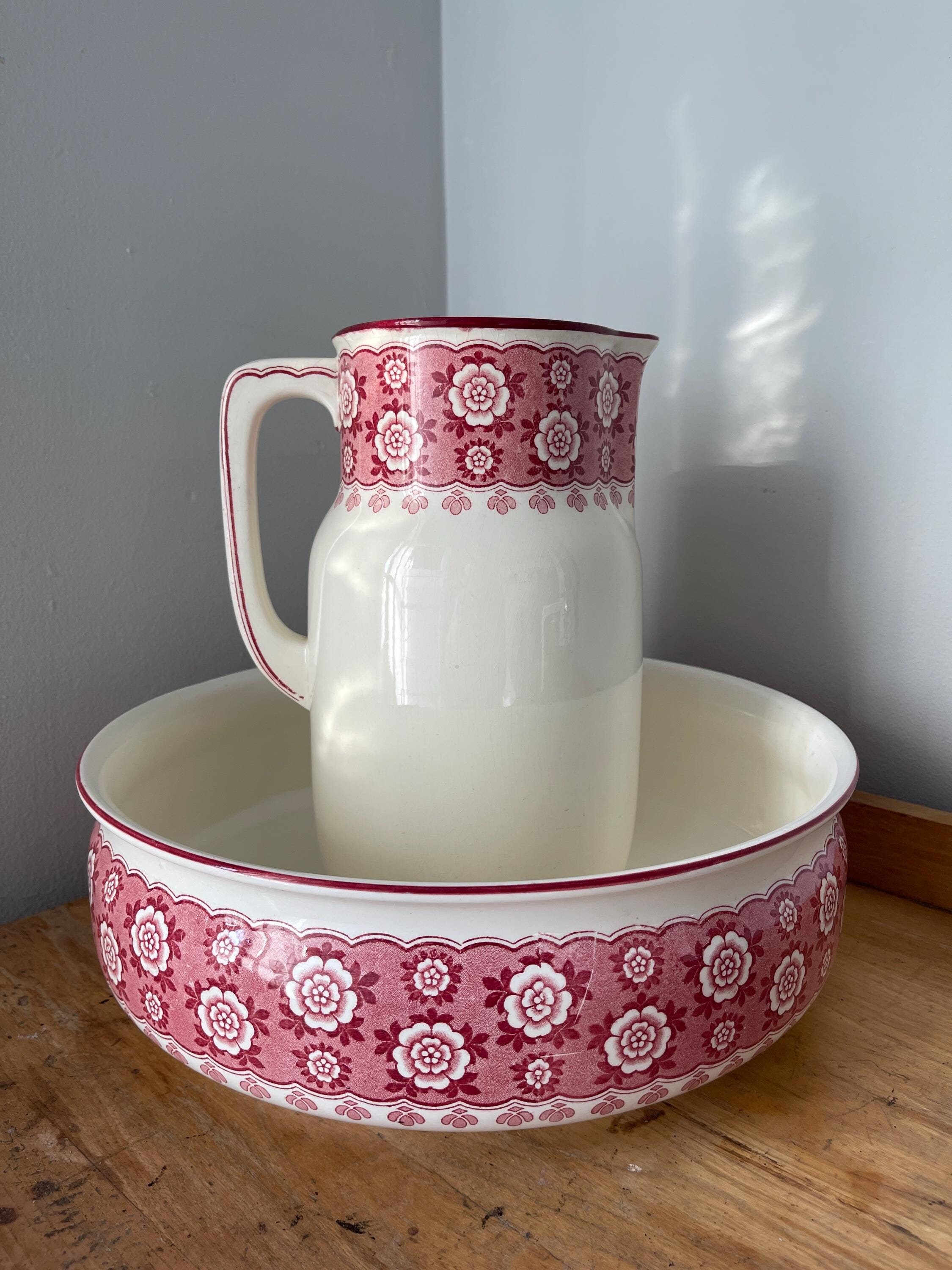 Antique Villeroy and Boch Pitcher - Etsy