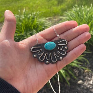 Sterling - Arizona Turquoise Necklace