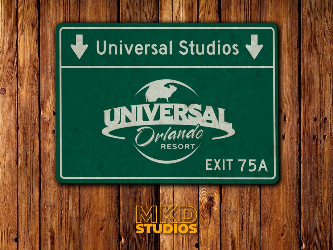 Universal Studios Orlando Florida US Sign, Street Sign, Traffic Sign ...