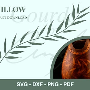 Willow Instant Download svg dxf png pdf nature cricut silhouette vinyl file