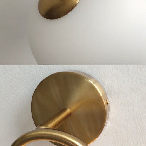 Minimalist wall lamp - glass ball wall sconce - living room, bedroom lamps - modern nordic design - home decor shops - wall art - new home gift