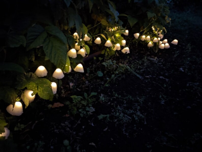 Mushroom Garden Solar Lights Garden Decor Lamps Mushroom Etsy