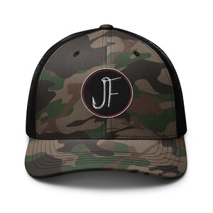 Camouflage trucker hat