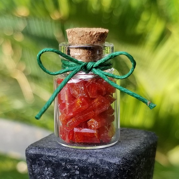 Mini Jar Of Pure Arizona Vanadinite Crystals