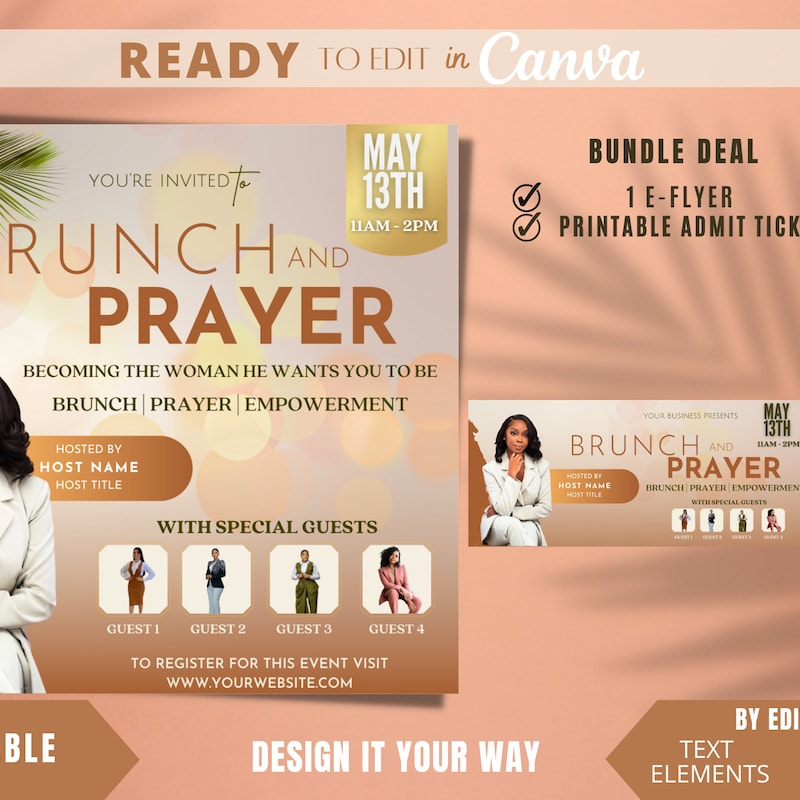 Prayer Breakfast Flyer - Etsy