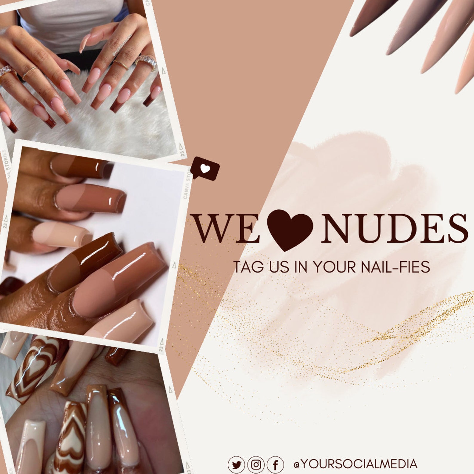Editable Flyers Press on Nails Flyer Editable Nail Flyers Etsy Australia