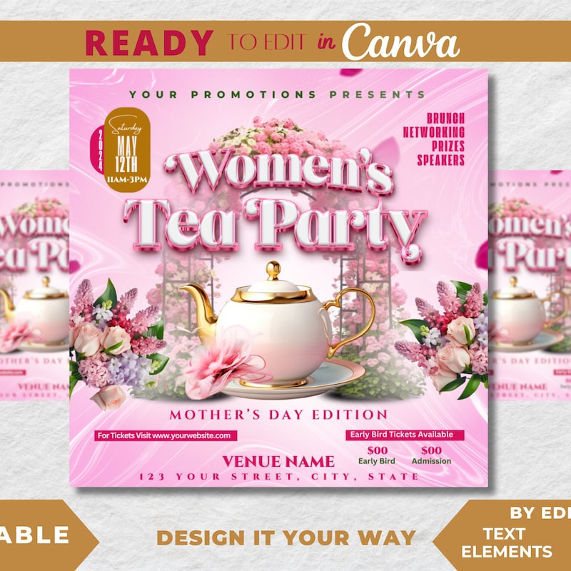 Spring Tea for Church - Etsy