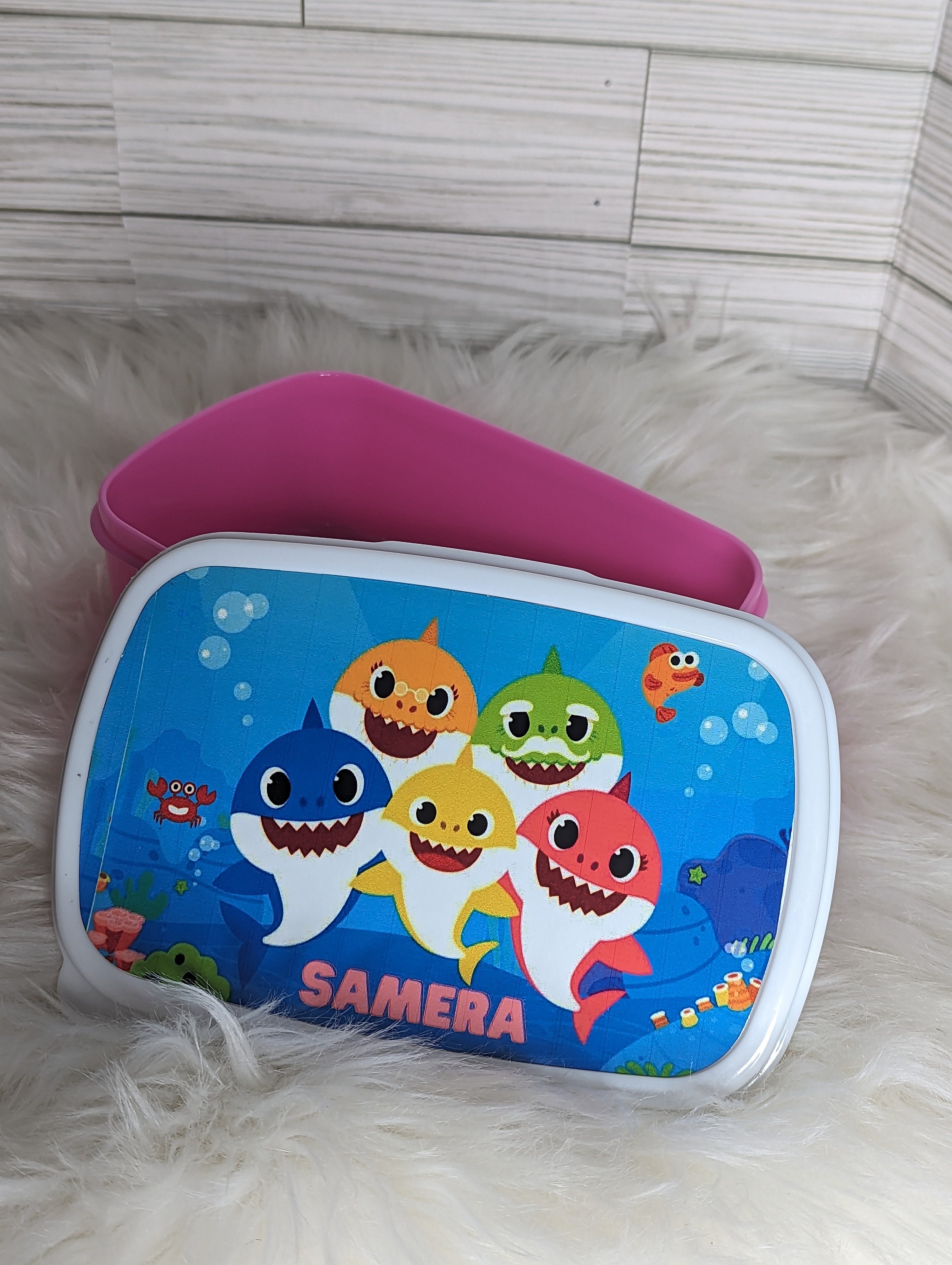 Baby Shark Lunch Box Kit for Kids Includes Plastic Snacks Storage and  Sandwich Container BPA-Free, Dishwasher Safe Toddler-Friendly Lunch  Containers